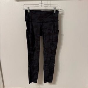 Lululemon 25” Black/Grey Camo Leggings